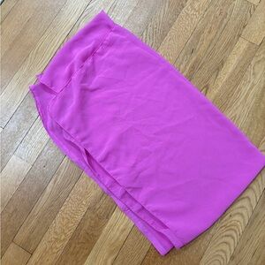 Fuschia Scarf Cover Up
